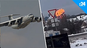 تحطم طائرة روسية  تحمل أسرى أوكرانيين