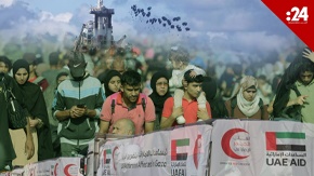 وصول أولى دفعات المساعدات الإماراتية بحراً بعد اكتمال ميناء غزة العائم