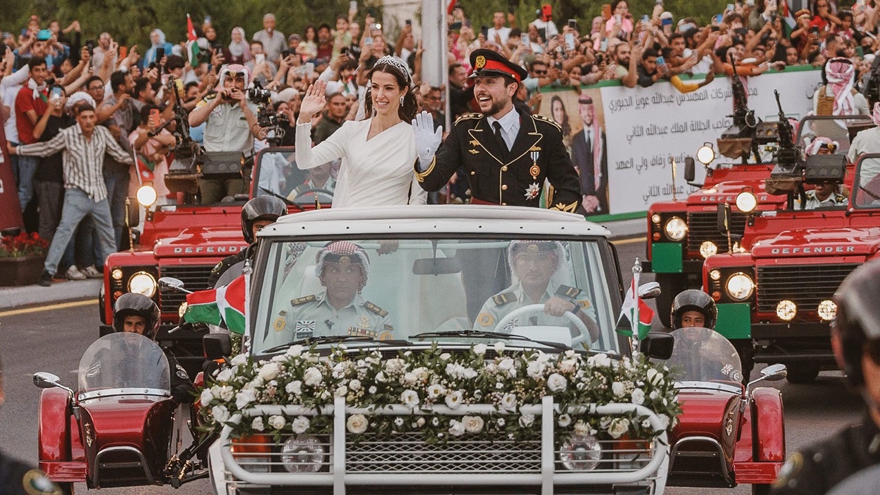 أبرز لحظات زفاف الأمير الحسين والأميرة رجوة